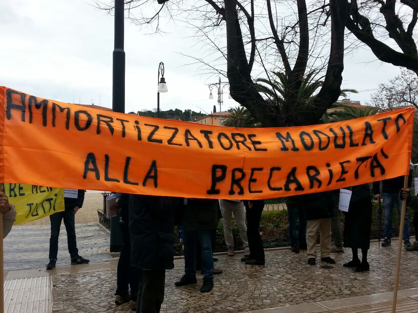 Disoccupati Piceni: <br> «Lavoro e reddito <br> per vivere con dignità»