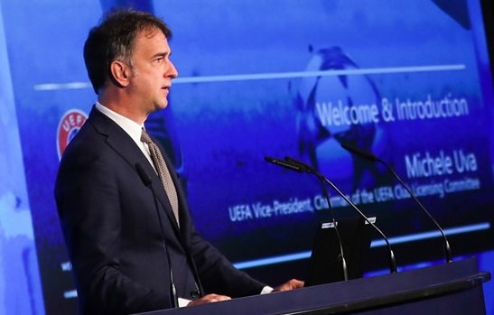 Uva, vice presidente Uefa <br> al meeting dell’Ascoli Calcio