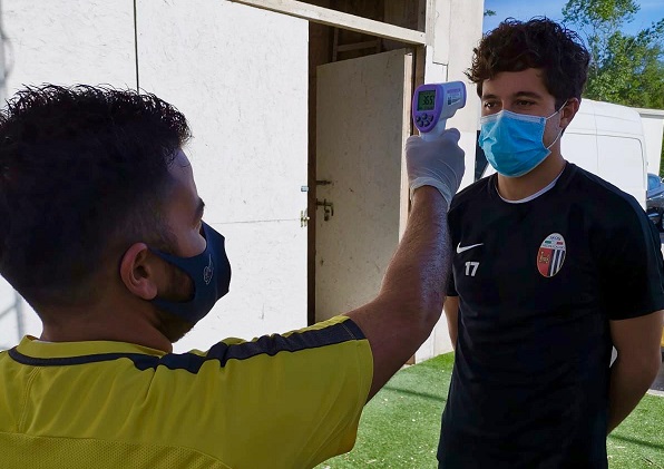 Ascoli Calcio, <br> tutti negativi al tampone: <br> controlli ripetuti <br> ogni quattro giorni