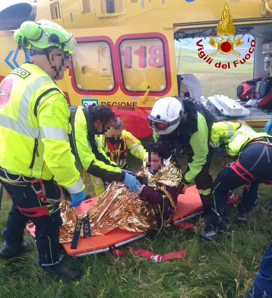 Colpita da un fulmine, <br> giovane donna soccorsa <br> dall’eliambulanza