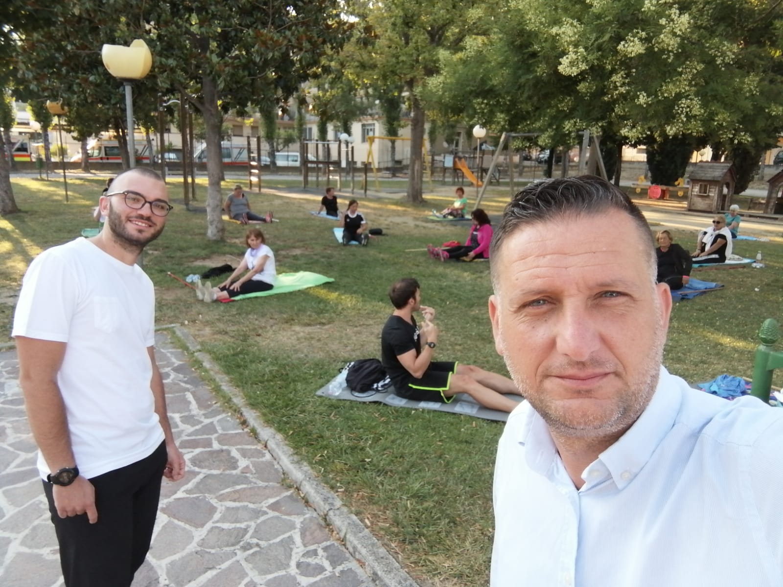 Risveglio muscolare al parco <br> Prime lezioni a Monteprandone Risveglio muscolare al parco <br> Prime lezioni a Monteprandone