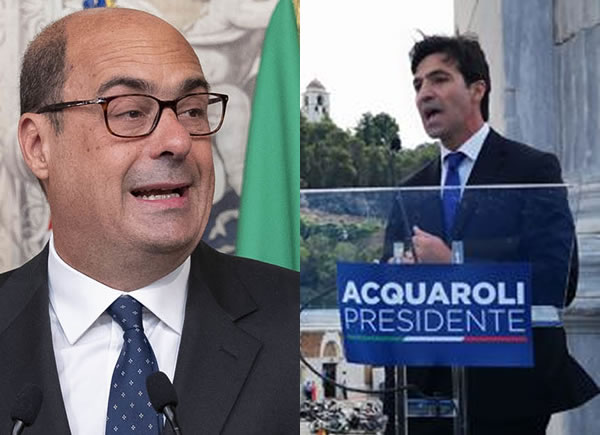 Cena “fascista” di Acquasanta, <br> Acquaroli querela Zingaretti: <br> «Ora basta con le diffamazioni»
