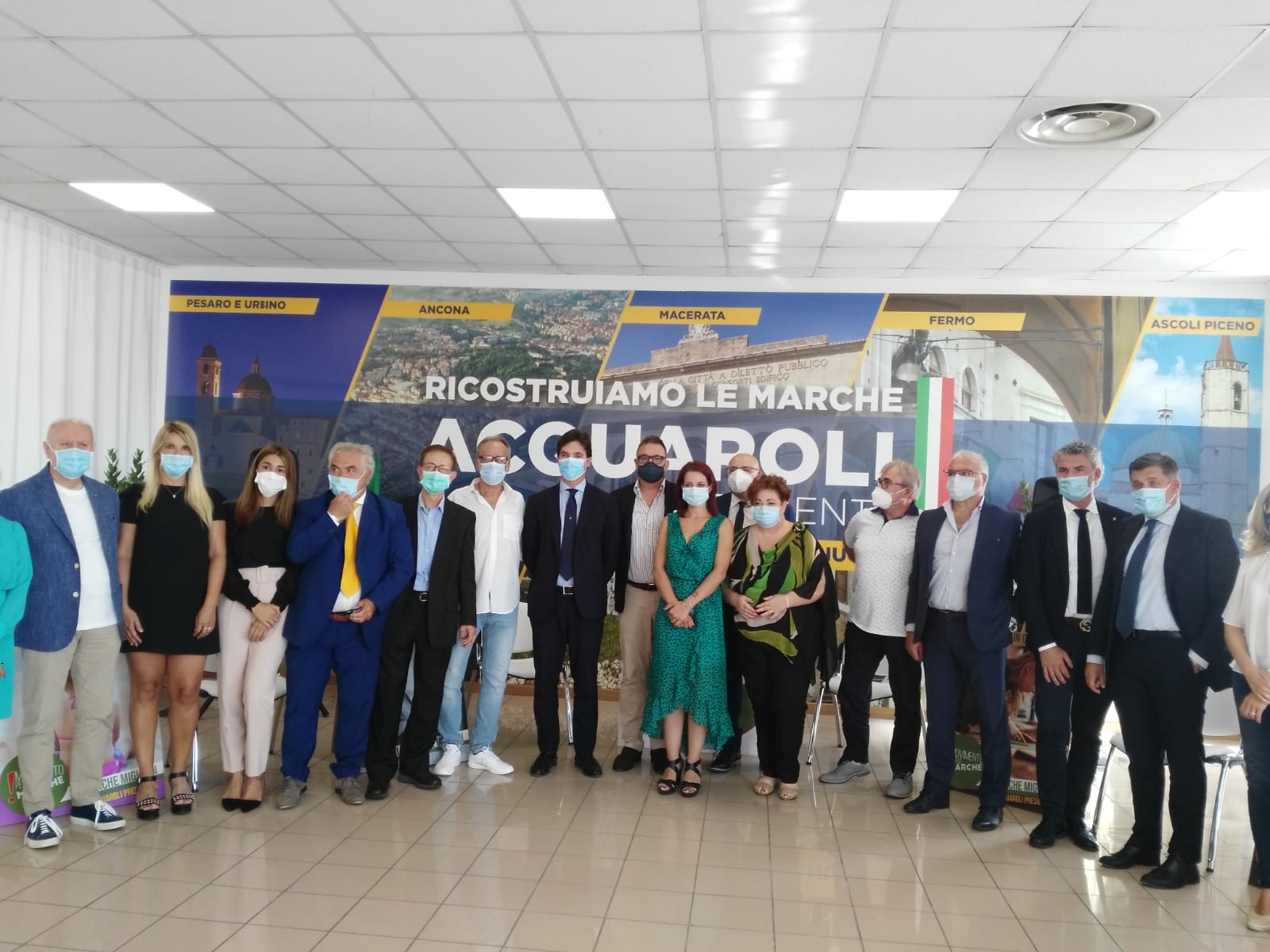Rachele Silvestri “madrina” <br> di Movimento per le Marche: <br> «Cambiamo la Regione con Acquaroli»