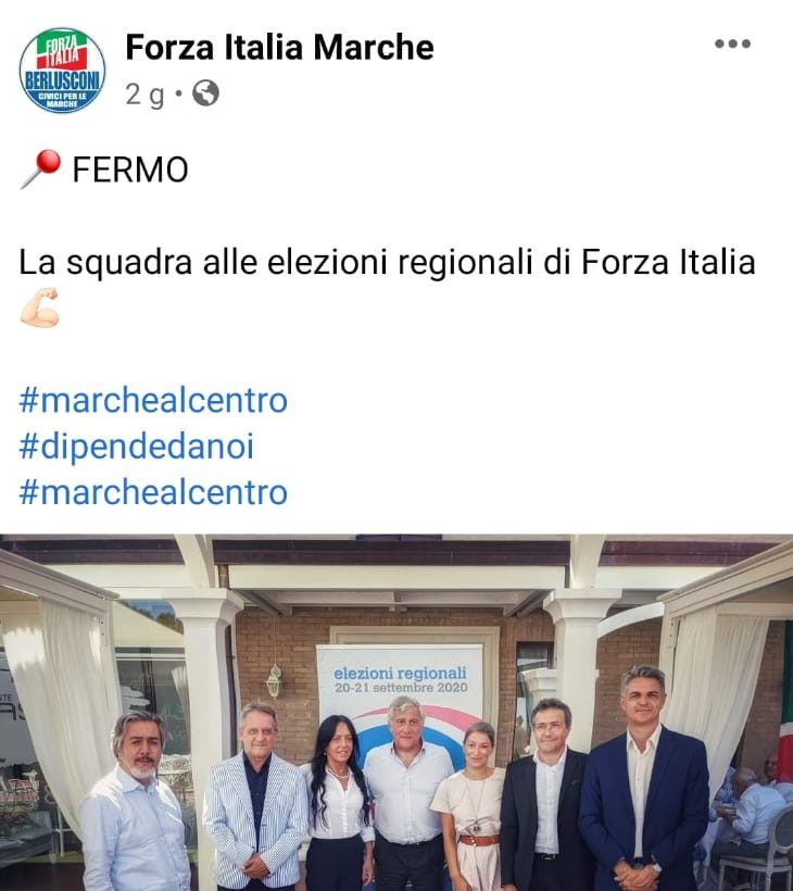 Regionali, guerra a colpi di hashtag <br> Mancini e i suoi a Forza Italia: <br> «La smettano di usare #dipendedanoi»