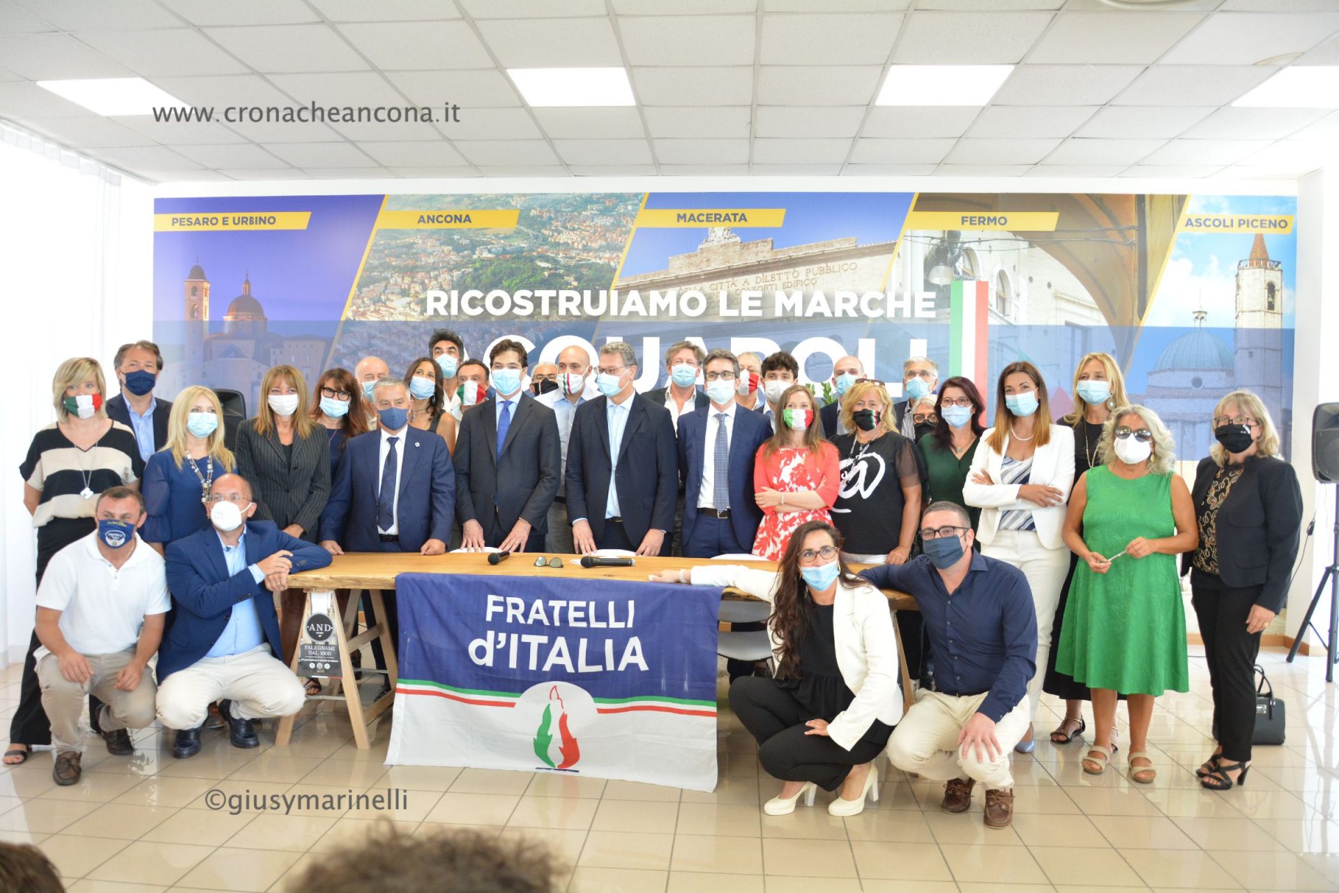 «Ecco i nostri 30 alfieri, <br> racconteranno le Marche migliori» <br> Fratelli d’Italia presenta le liste