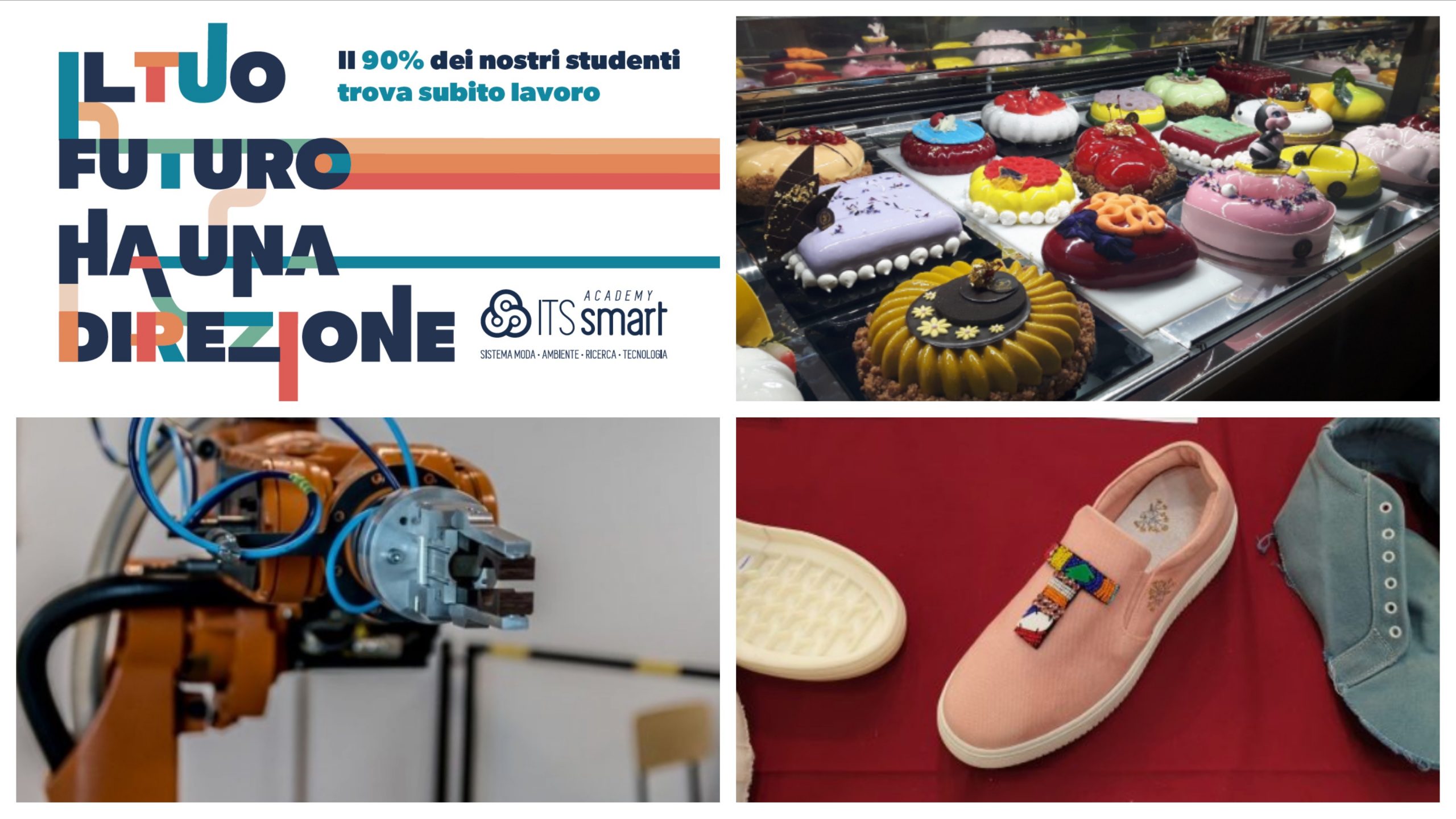 Al via le iscrizioni ai tre nuovi corsi <br> Its Smart: Moda, Meccatronica e Agroalimentare