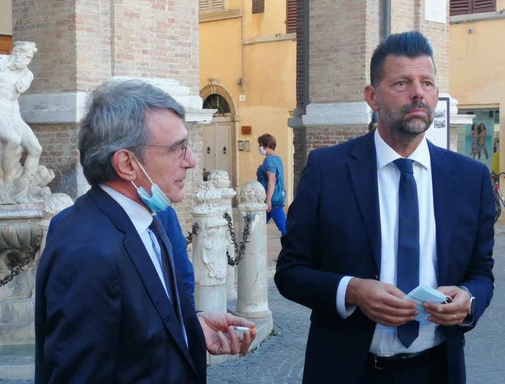 Sassoli a sostegno di Mangialardi: <br> «Marche protagoniste in Europa <br> se non cederanno all’estremismo»