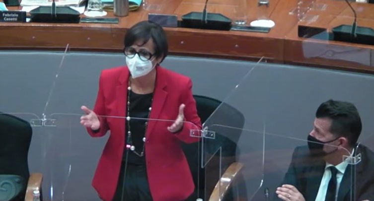Gestione pandemia nel Piceno, <br> scintille in Consiglio regionale <br> tra Casini e Saltamartini