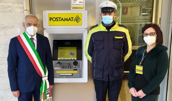 Anche Roccafluvione <br> ha ora il suo Postamat Anche Roccafluvione <br> ha ora il suo Postamat