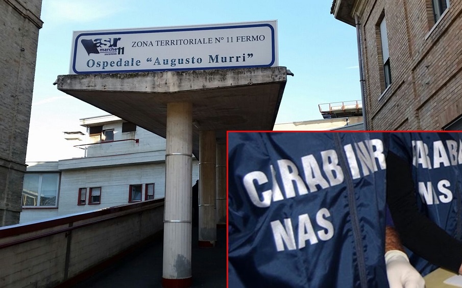 Controlli dei Nas al “Murri” di Fermo, <br> 8 decessi in due giorni <br> e 69 pazienti Covid ricoverati