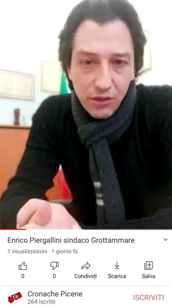 Enrico Piergallini (Grottammare): <br> «I nostri tre passi per guardare al futuro» <br> Benvenuto 2021, parola ai sindaci <span> (Video)