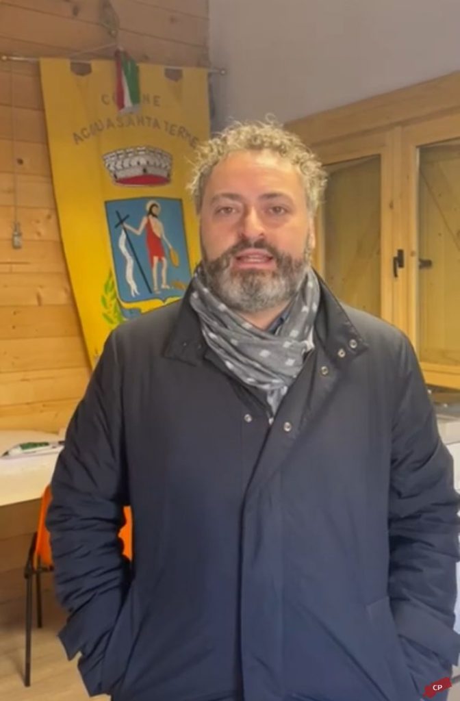 Sante Stangoni (Acquasanta Terme): <br> «Cantieri, turismo e rilancio delle aree interne» <br> Benvenuto 2021, parola ai sindaci </span> (Video) <span>
