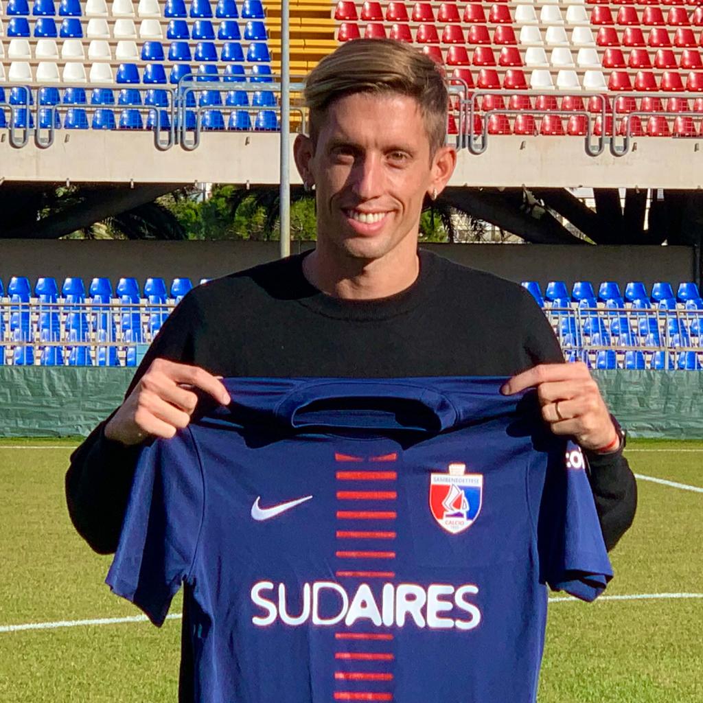 Samb, tre colpi di mercato: <br> il centrocampista argentino Rossi, <br> l’esterno Lombardo <br> e l’attaccante Padovan