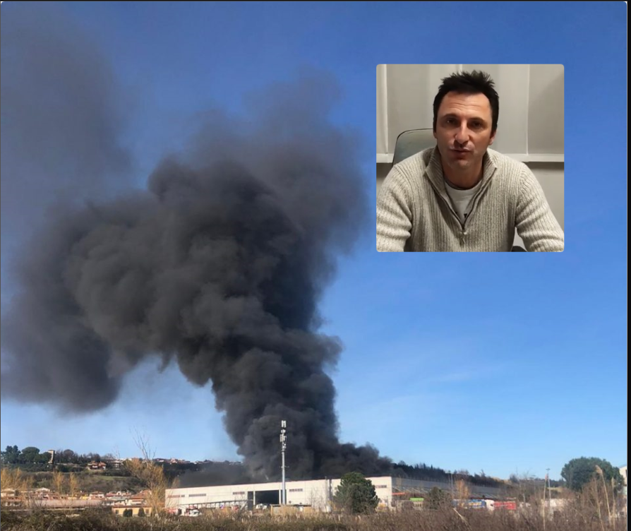 Incendio a Villa Sant’Antonio, <br> Bochicchio: «Troppe strutture <br> ad alto impatto ambientale»