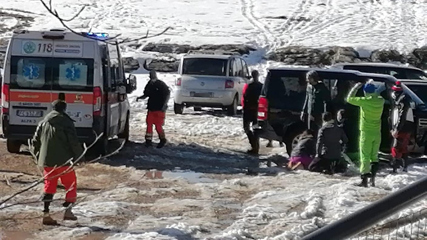 Attimi di terrore a Monte Piselli: <br> grave malore per un uomo, <br> arriva “Icaro” ma riparte senza il paziente