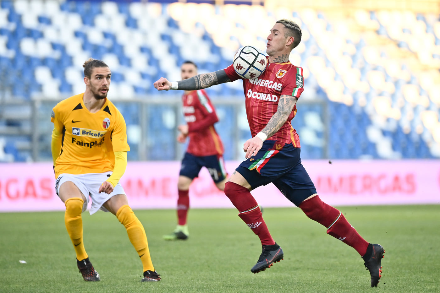Ascoli, rabbia Pulcinelli: <br> «Come si fa a fischiare <br> un rigore del genere?»