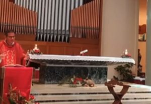 Il ramoscello d’ulivo fa arrabbiare don Tony: <br> «Ti mando un mal di pancia, devi stare sul water» <br> <span> (Il video)</span>