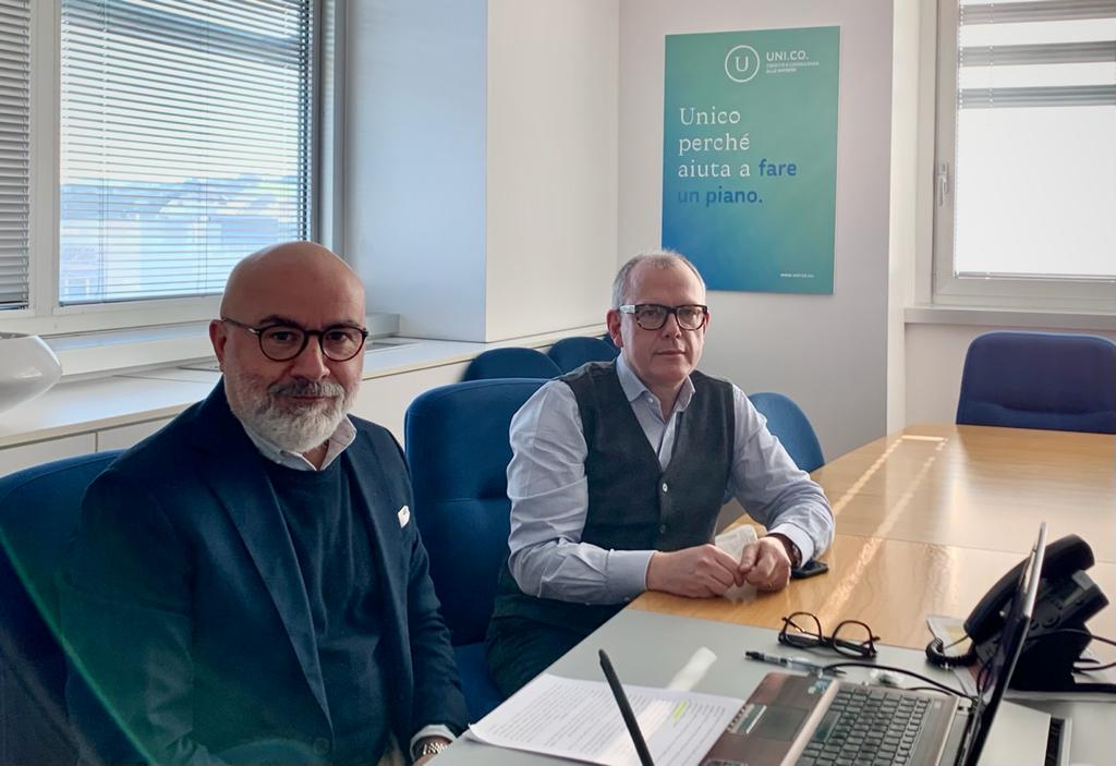 Fusione in Uni.Co. <br> tra Rcm Ascomfidi <br> Marche e Fidimpresa Umbria