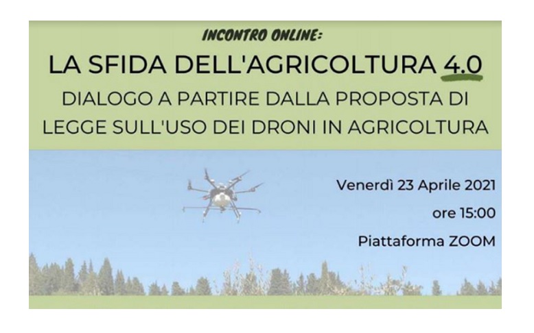 Copagri Marche e l’uso dei droni, <br> la sfida dell’agricoltura 4.0