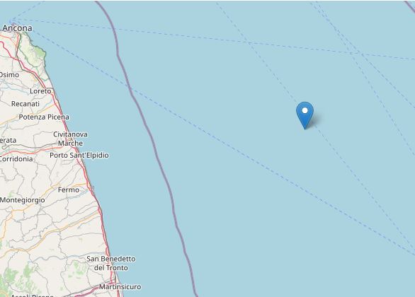 Scossa di terremoto sulla costa: <br> magnitudo 3.8