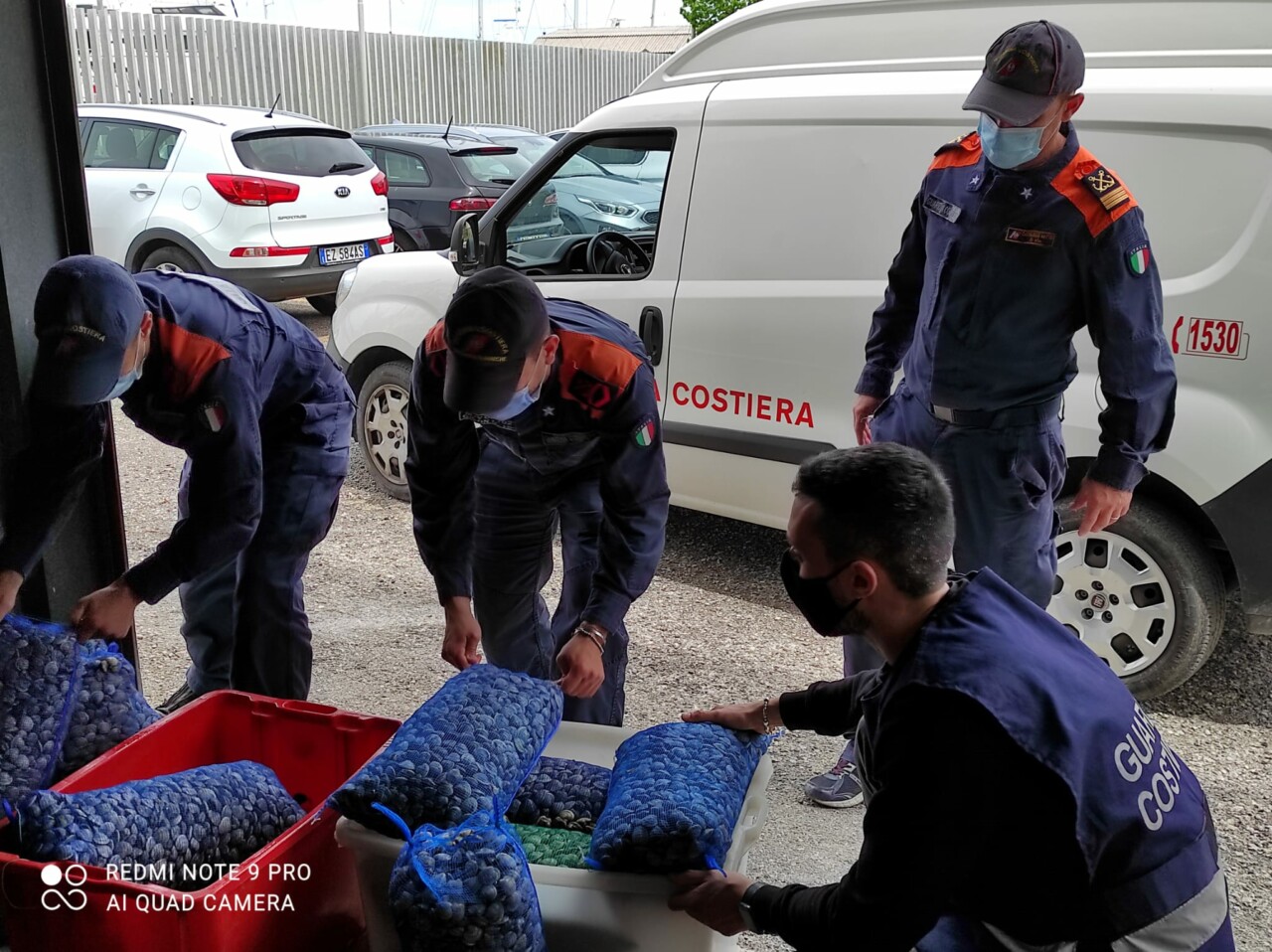 Vongole senza tracciabilità: <br> rigettati in mare 2.000 chili