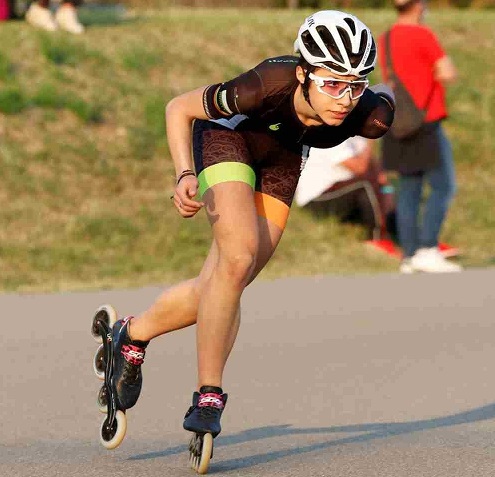 Pattinaggio, <br> Roller Green da podio