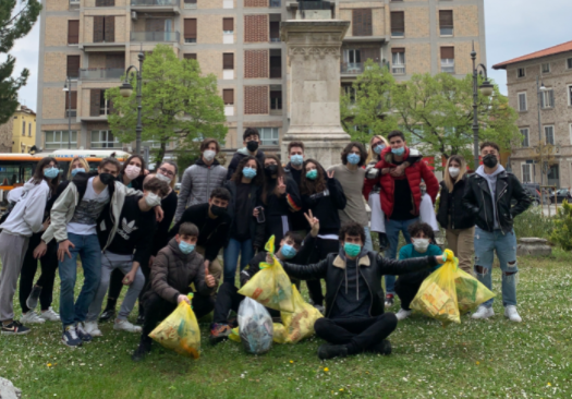 Ascoli ora è #MaskFree <br> grazie ai volontari <br> di “Questione Natura”