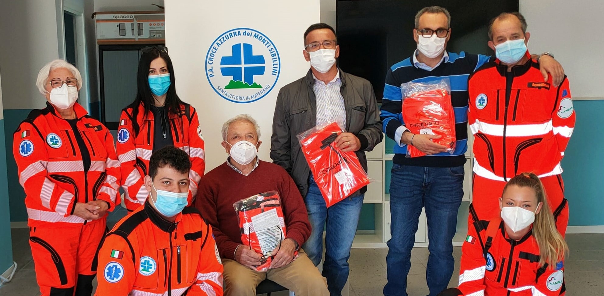 “Sibillini Solidali”, <br> donazione per la Croce Azzurra