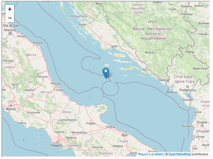 Terremoto, due scosse <br> in Adriatico di 3.1