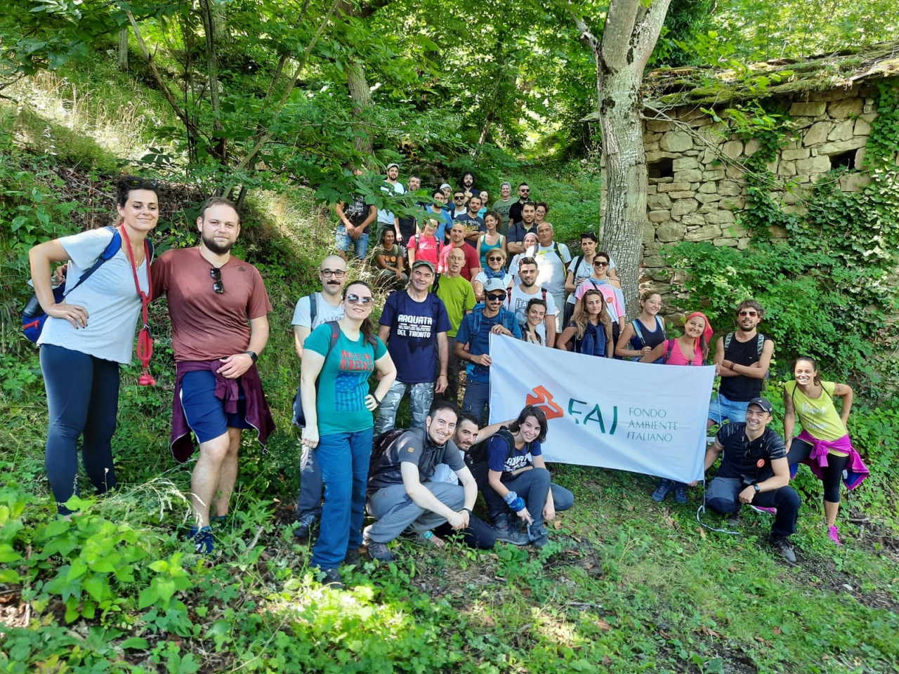 In cammino ad Arquata <br> con i gruppi Fai Giovani del Piceno