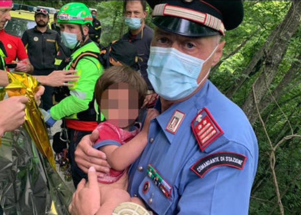 Un carabiniere di Monte Urano <br> ha salvato il piccolo Nicola