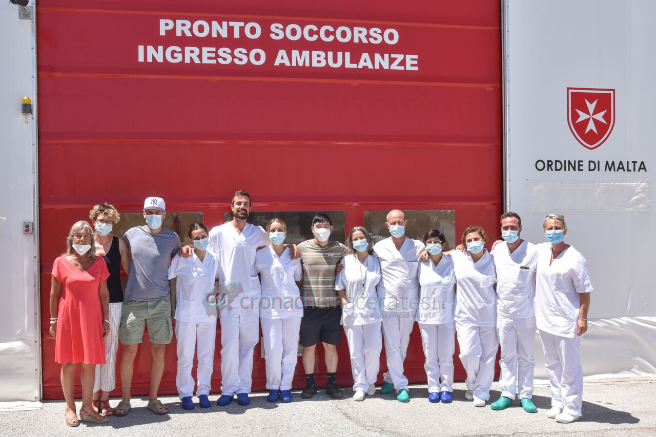 Covid Hospital ai titoli di coda: <br> «Oggi è l’ultimo giorno, <br> speriamo di non riaprirlo» <span> (Foto) </span>