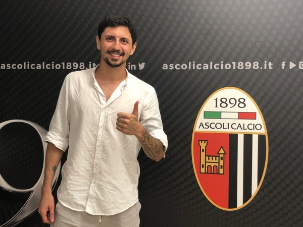 Ascoli, D’Orazio <br> di nuovo bianconero: <br> «Ho manifestato subito <br> la volontà di restare»