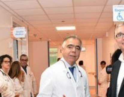 Il dottor Mario Sfrappini, <br> Cavaliere al Merito <br> a pochi giorni dalla pensione