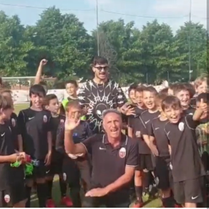 Ascoli, Orsolini in visita <br> a ragazzi e staff <br> dell’attività di base