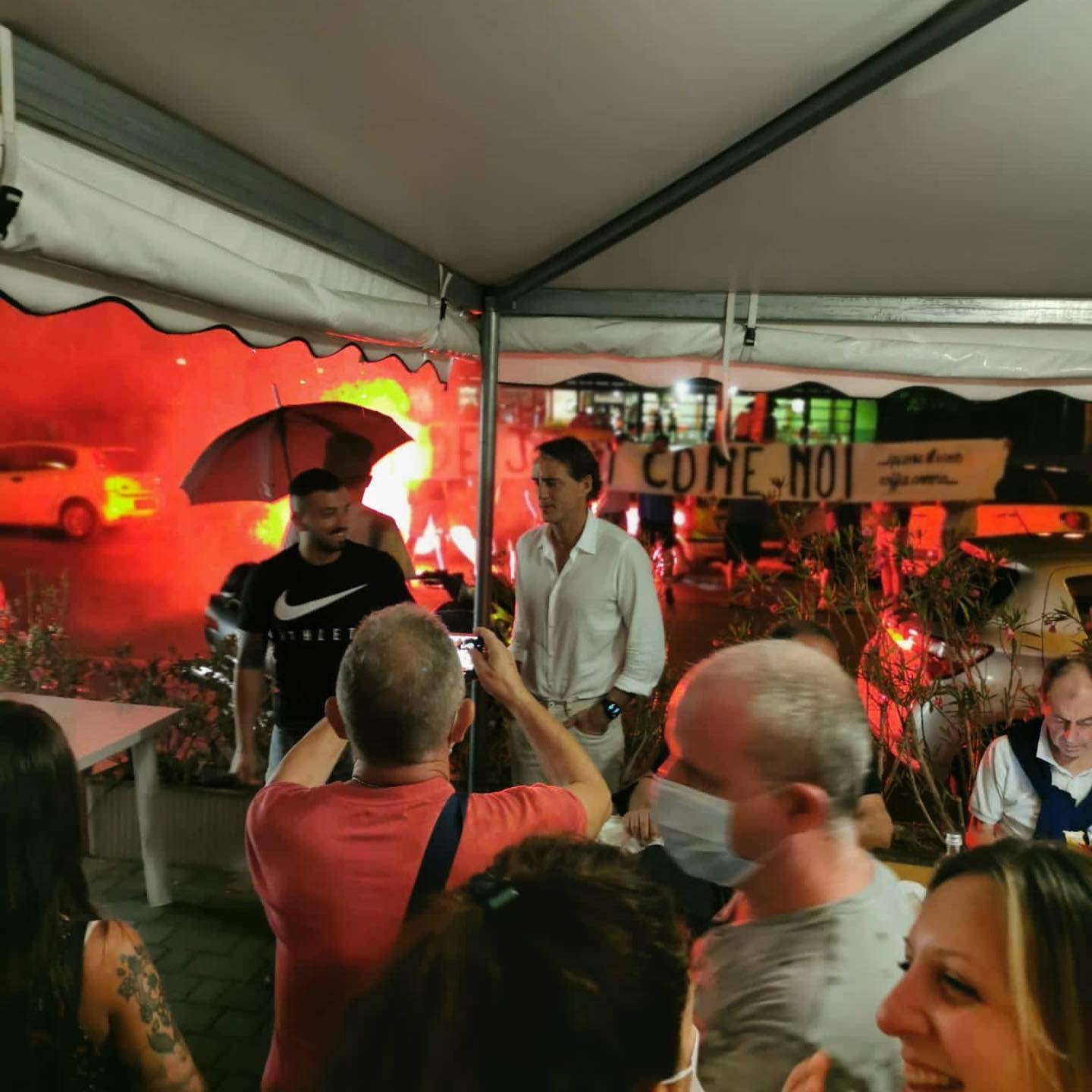 Il ritorno del CT Mancini a Jesi, <br>  festa dei tifosi per salutarlo