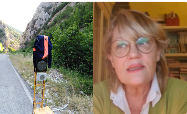 “Incappucciati” i semafori che rendono <br> sicura  la galleria sulla strada per Foce, <br> il sindaco: «Gesto sconsiderato»