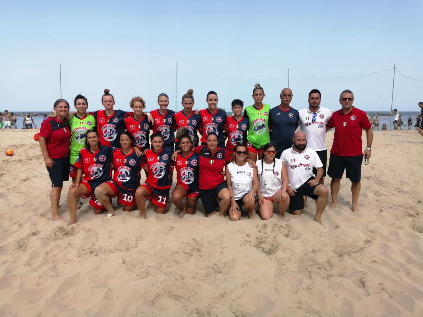 Beach Soccer, <br> umori opposti in casa Samb: <br> squadra femminile in finale, <br> sconfitta amara per gli uomini