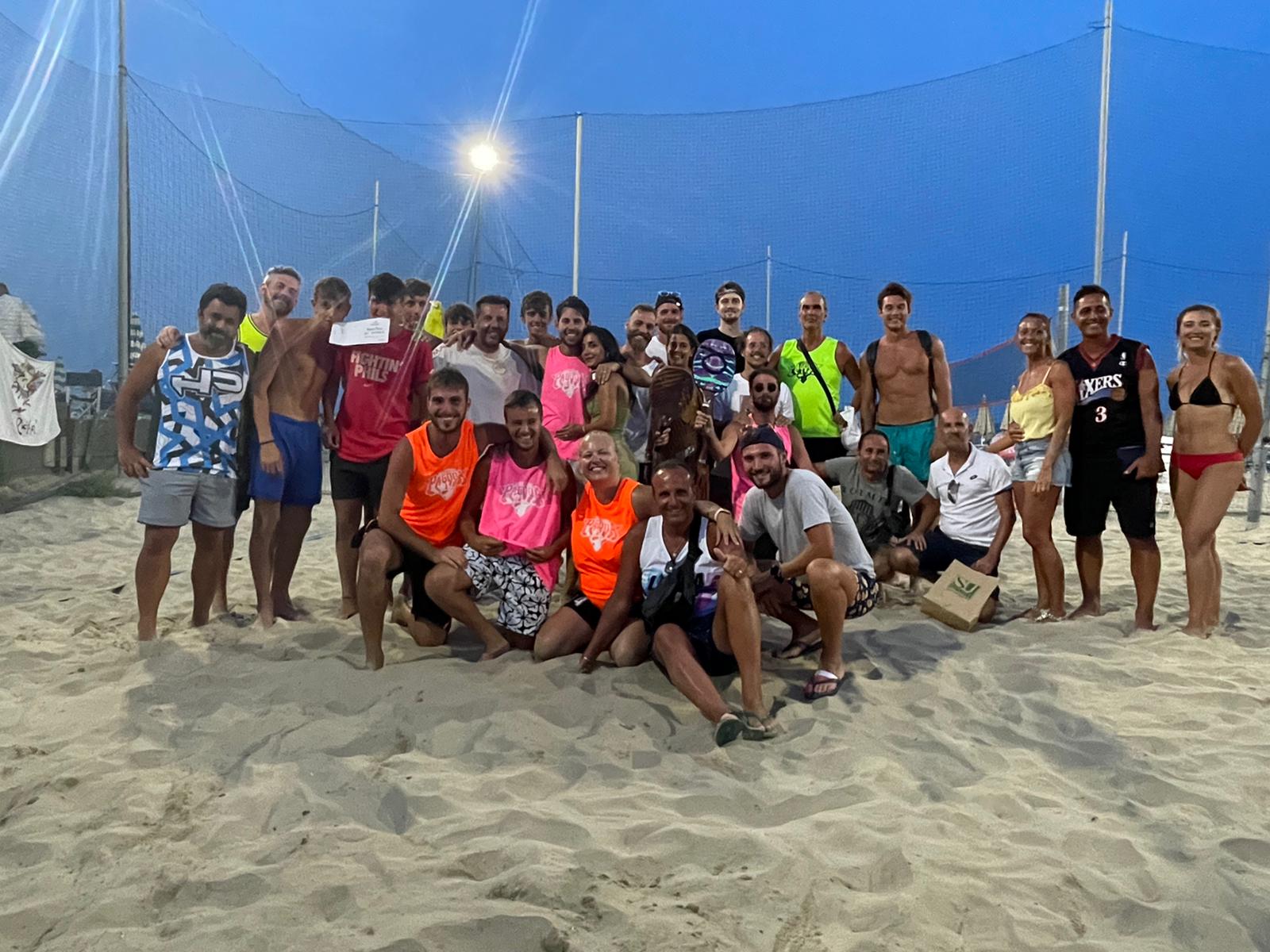 Beach Tennis Pagoda, <br> “Gli eterni secondi” <br>si aggiudicano il torneo Gold <br> dell’Open di agosto