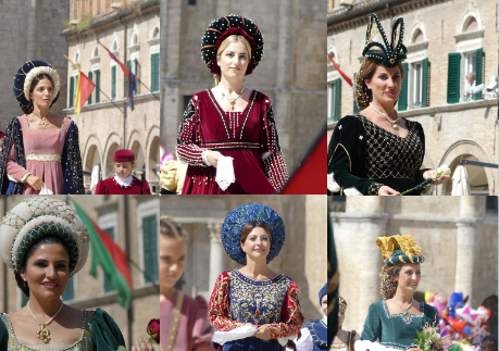 Quintana, l’ora delle dame <br> e delle amazzoni: regine incontrastate <br> nel corteo senza cavalieri <span> (Foto e video)