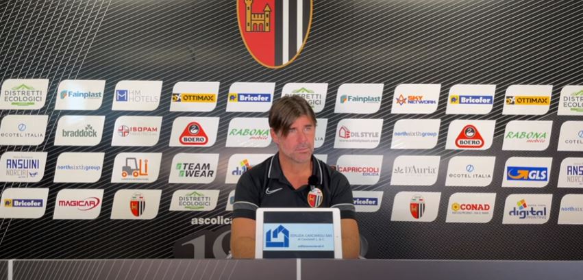 Ascoli, Sottil carica i suoi: <br> «A Frosinone con fame e umiltà, <br> sarà importante il supporto dei tifosi»
