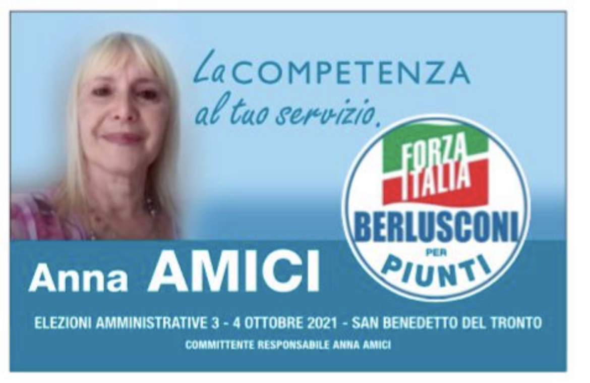 Elezioni, <br> Anna Amici (Forza Italia) <br> punta su sociale e cultura: <br> «Valori aggiunti <br> per l’intera comunità»