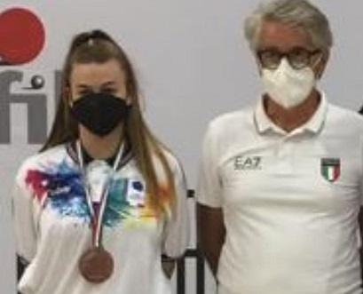 Gaia De Angelis <br> regina delle bocce giovanili 