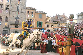 Giostre cavalleresche, <br> l’accoppiata Arezzo-Narni