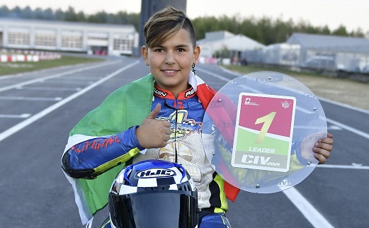 Michele Giuseppe Quitadamo <br> campione italiano di minimoto