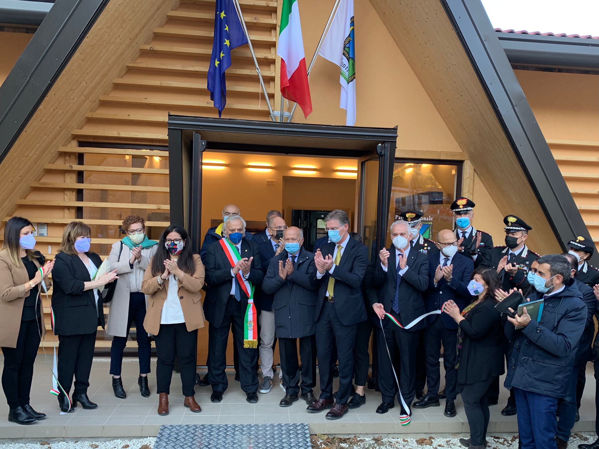 Il Parco dei Sibillini <br> apre la nuova casa green: <br> «Qui c’è voglia di ricostruire e ripartire»