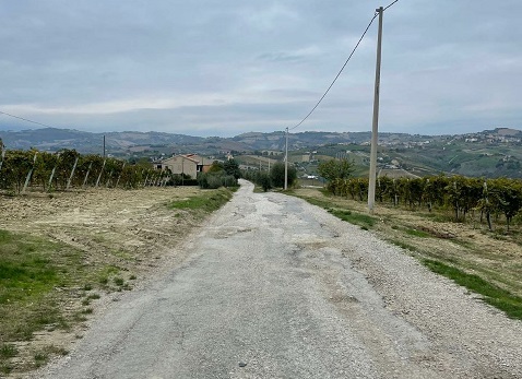 Strada Grifola, <br> sono partiti i lavori