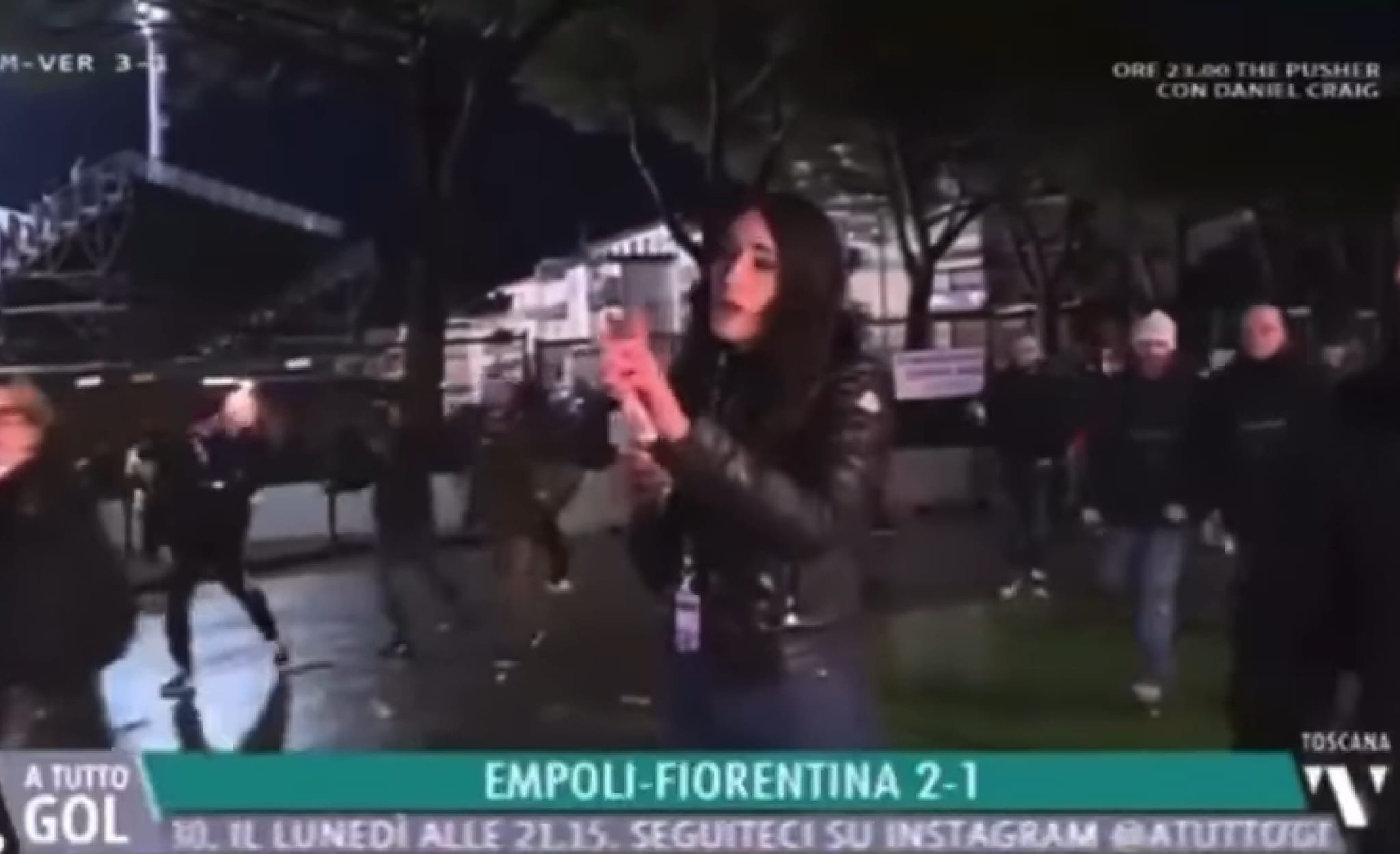 Giornalista molestata allo stadio: <br> identificato un 45enne dell’Anconetano