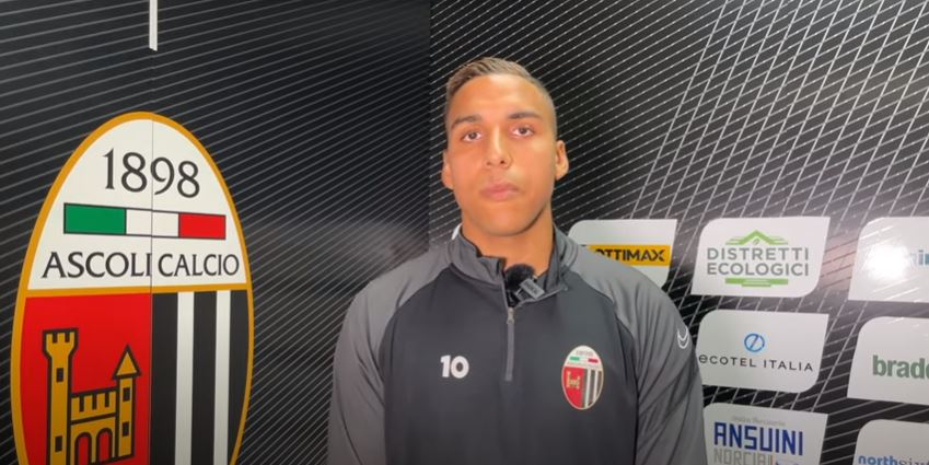 Ascoli, il “figliol prodigo” Sabiri: <br> «Ho chiesto scusa <br> pagando una cena, ora penso <br> a fare il massimo con la squadra»