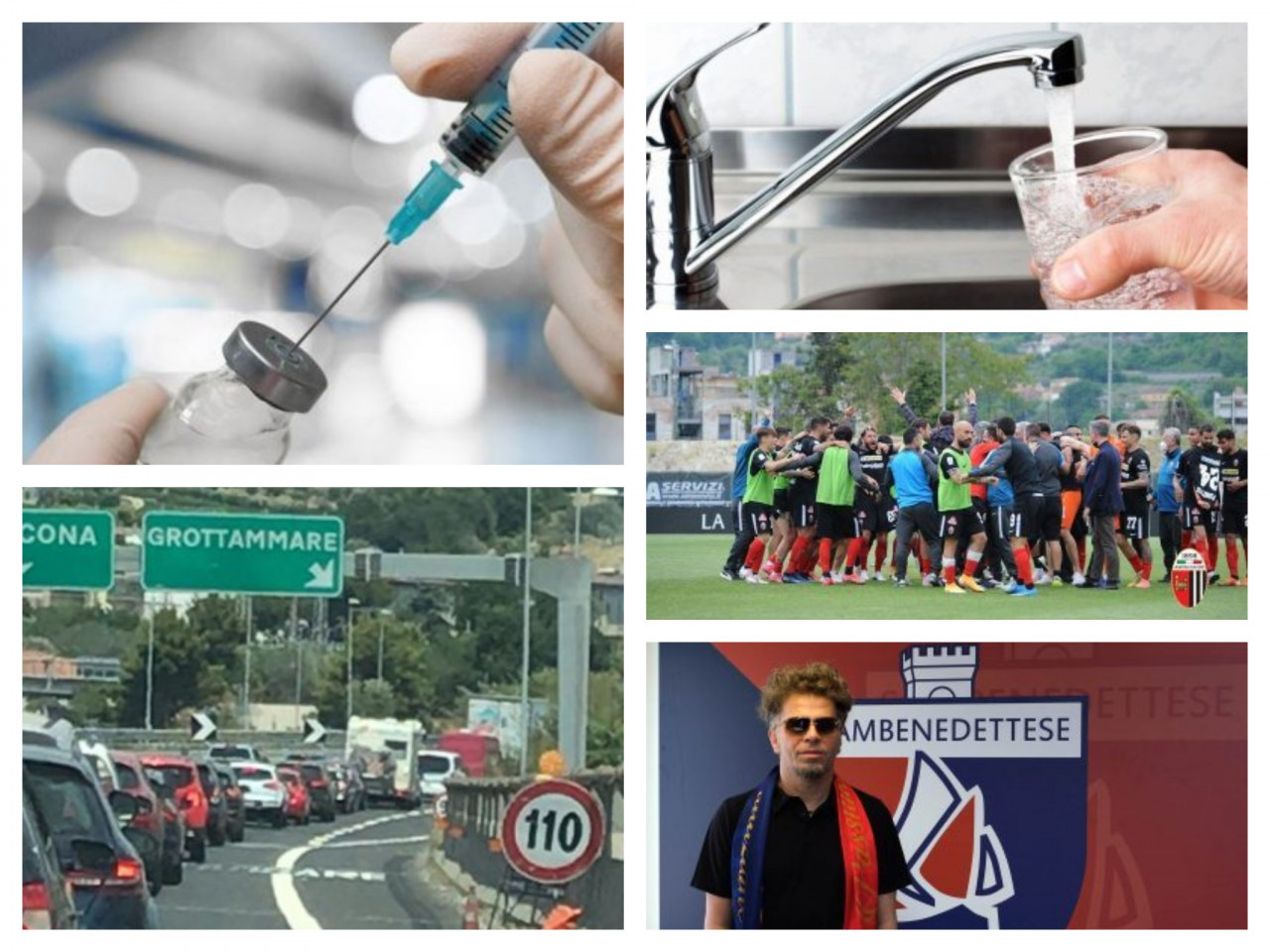 Disastro A14 e crisi idrica, <br> col covid che incombe <br> Dal pasticcio Samb <br> alla salvezza dell’Ascoli: <br> il meglio e il peggio del 2021